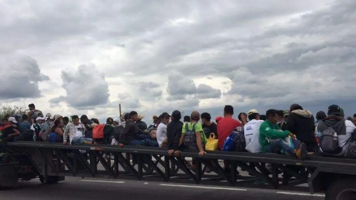 caravana migrante puebla